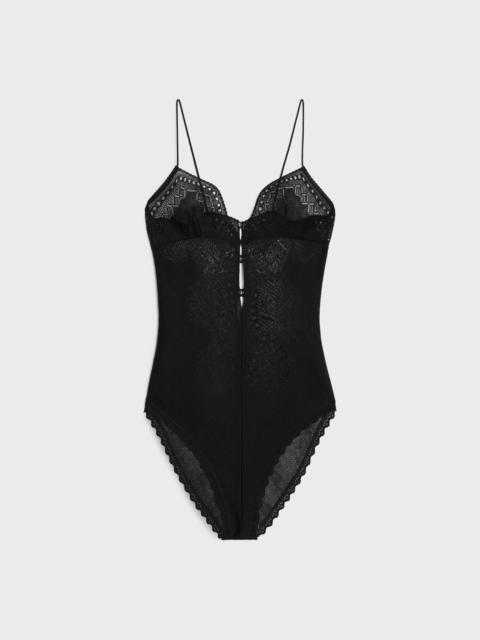 CELINE lingerie bodysuit in silk