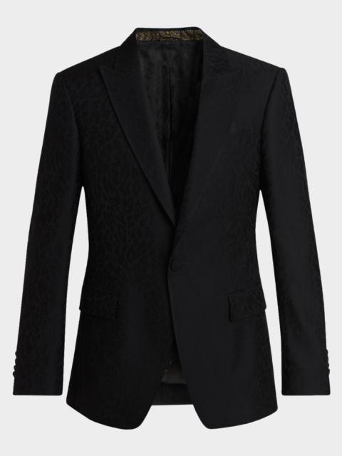 Etro Men's Leopard-Jacquard Single-Breasted Sport Coat