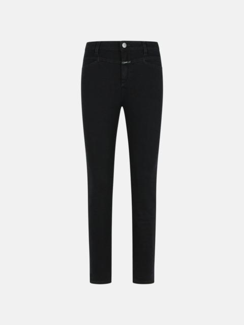 CLOSED 'SKINNY PUSHER' BLACK COTTON JEANS
