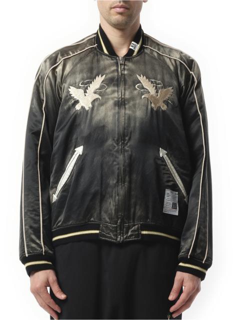 Maison MIHARAYASUHIRO Sun Faded Souvenir Jacket in Black