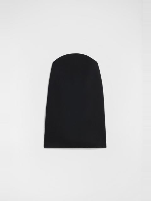 Jil Sander Wool Sablé Skirt