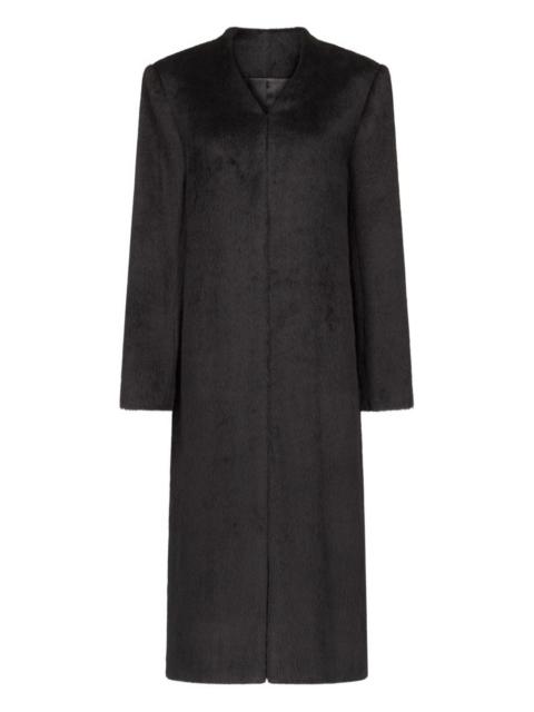 Loulou de Saison VOSS V-neck structured-shoulder coat