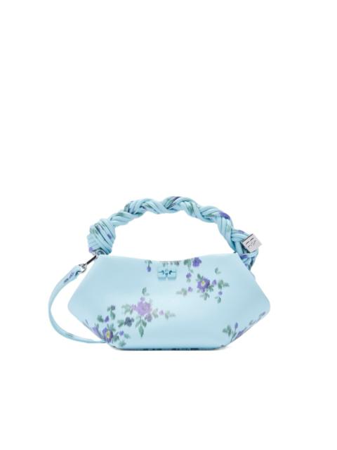 GANNI mini Bou floral-print crossbody bag