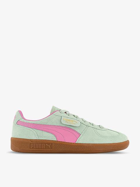 PUMA Palermo logo-tab suede low-top trainers