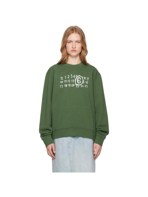MM6 Maison Margiela Print hooded zip sweatshirt | REVERSIBLE