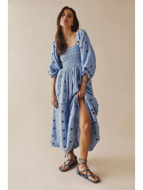 FREE PEOPLE Dahlia Embroidered Maxi Dress