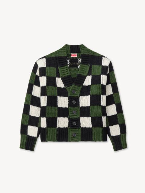 KENZO 'KENZO Checks' cardigan in wool