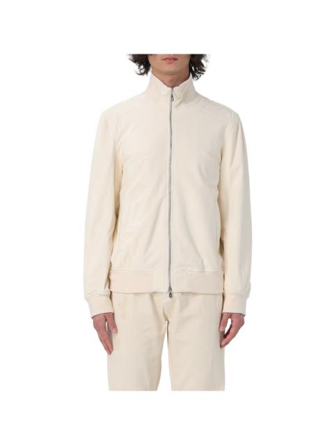 Brunello Cucinelli Leather Zip Jacket "White" BRUN838
