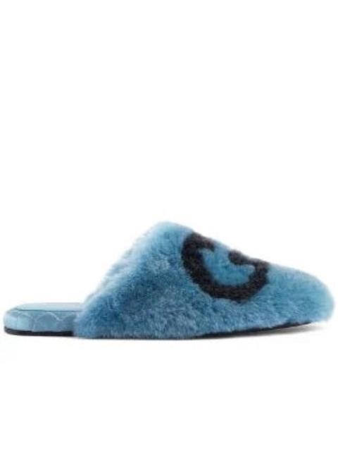 GUCCI Gucci Interlocking G Fluffy Slippers