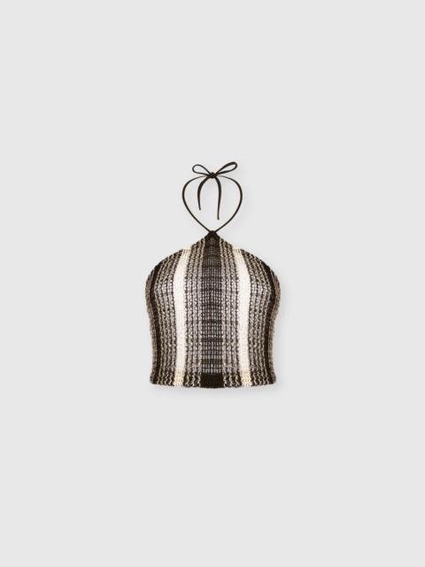 Missoni Top in cotton blend with halterneck