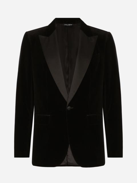 Velvet tuxedo jacket