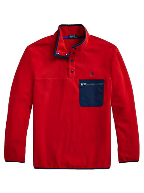 Polo Ralph Lauren Mockneck Fleece Jacket "RL Red" 710814529001