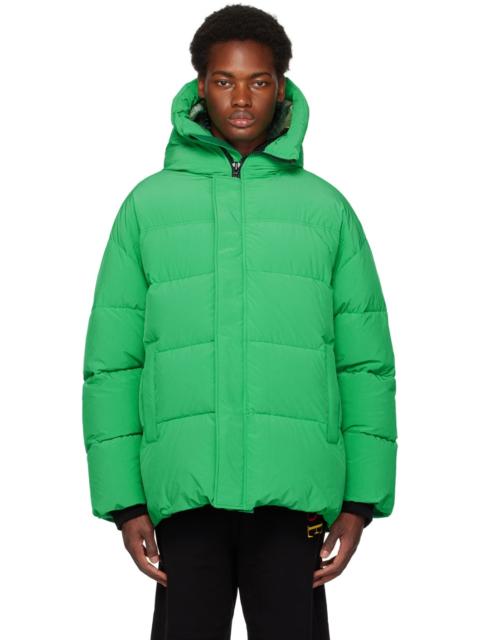 doublet Green Animal Down Jacket