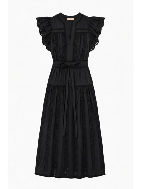 ULLA JOHNSON Dani Short Sleeve Cotton Dress