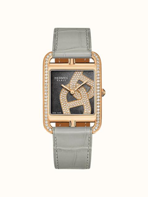 Hermès Cape Cod Chaine d'Ancre Joaillier watch, 29 x 29 mm