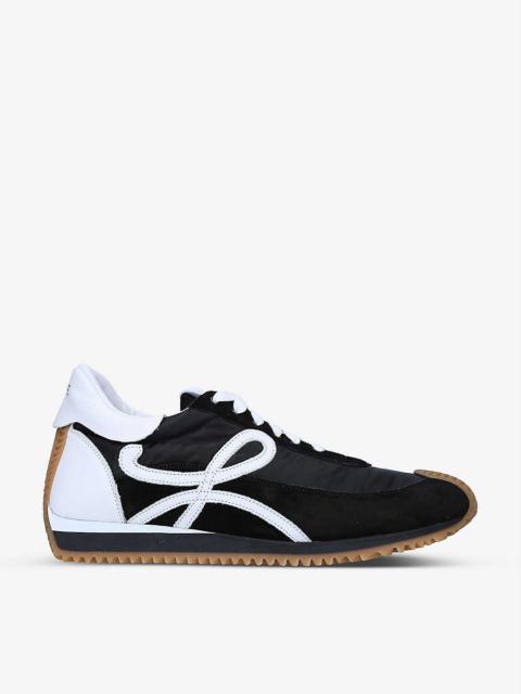Loewe Flow Runner monogram leather and shell trainers