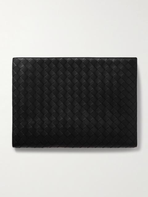 Bottega Veneta Large Intrecciato Leather Pouch