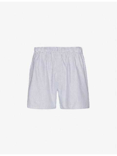 Sunspel Pinstripe relaxed-fit cotton boxer shorts
