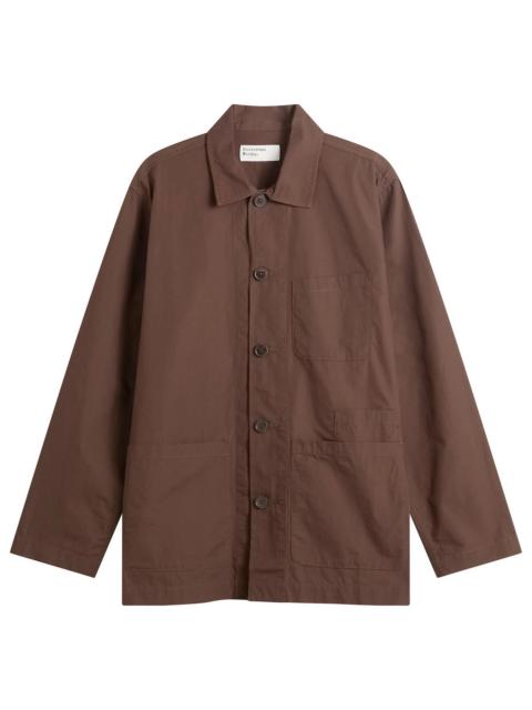 Universal Works Universal Works Peached Poplin Bakers Overshirt