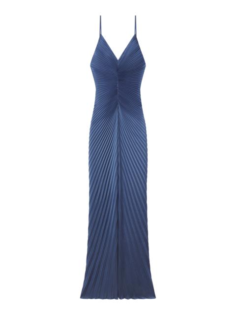 A.L.C. Genevieve Pleated Satin Gown