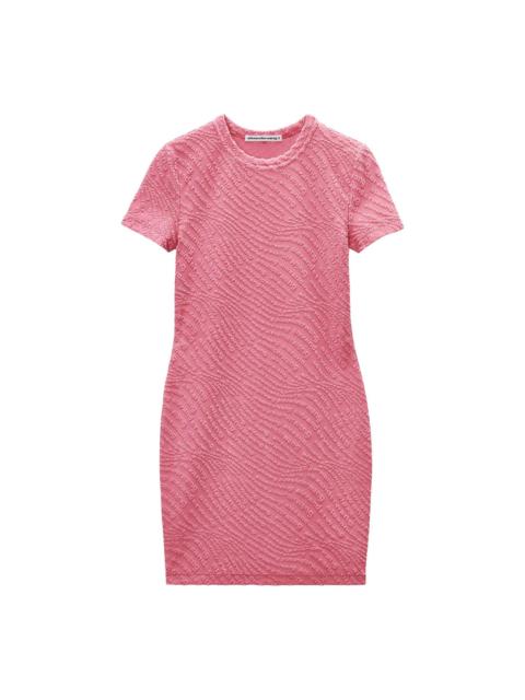 alexanderwang.t Jacquard Logo Mini Dress