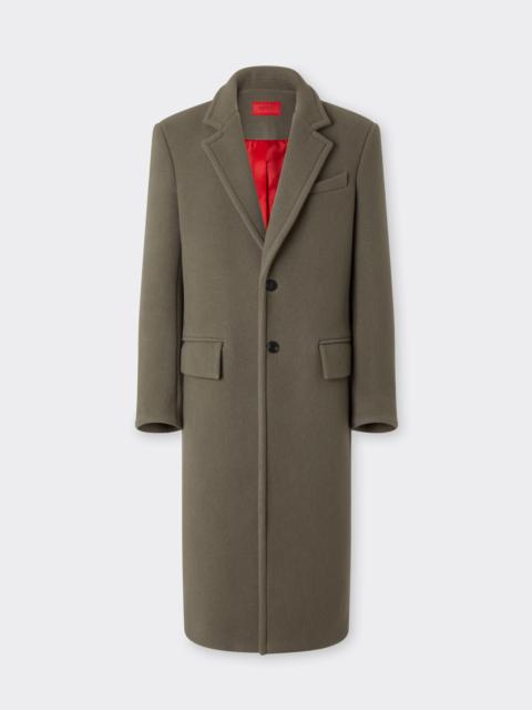 Ferrari Single-breasted double-faced wool coat