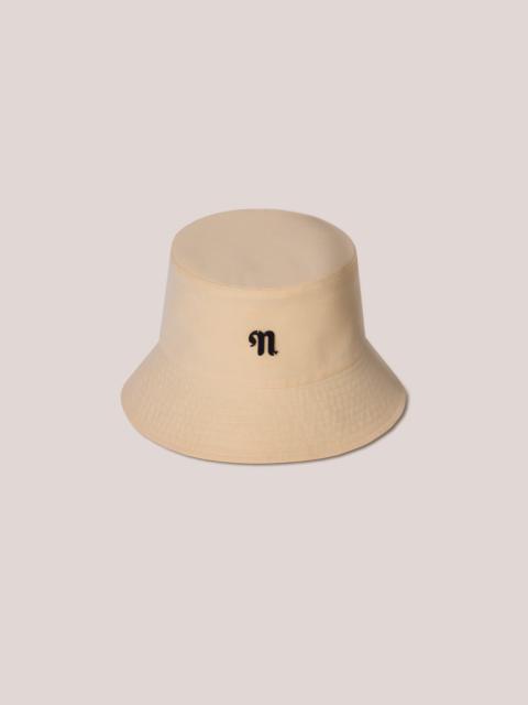 Nanushka CARAN - Light poplin bucket hat - Eggshell