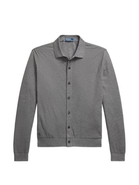 Polo Ralph Lauren honeycomb texture collared pullover