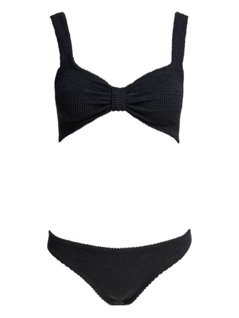 Hunza G Bonnie crinkle-textured bikini
