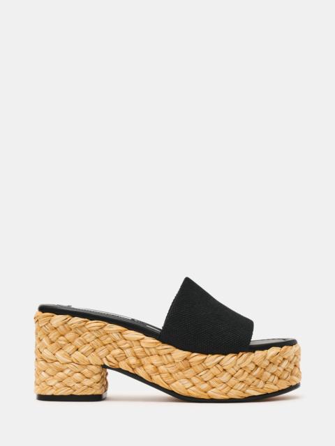 STEVE MADDEN DOCK RAFFIA BLACK