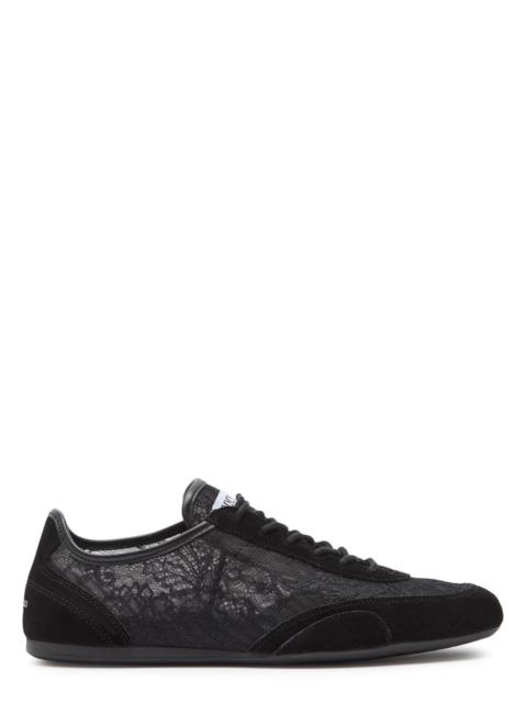 JIMMY CHOO Jimmy Choo Sunny Panelled Lace Sneakers