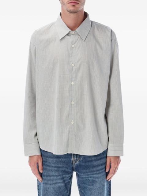 mfpen micro-checked shirt