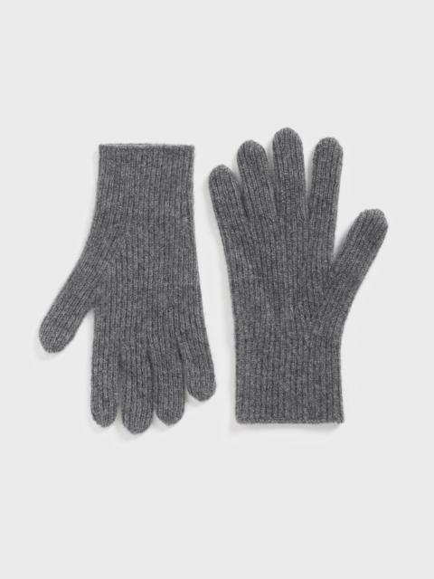 TOTEME Cashmere gloves charcoal