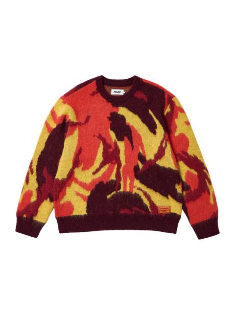 トップス palace HAIRY FLAG KNIT UNITED KINGDOM HAIRY FLAG KNIT | PALACE SKATEBOARDS