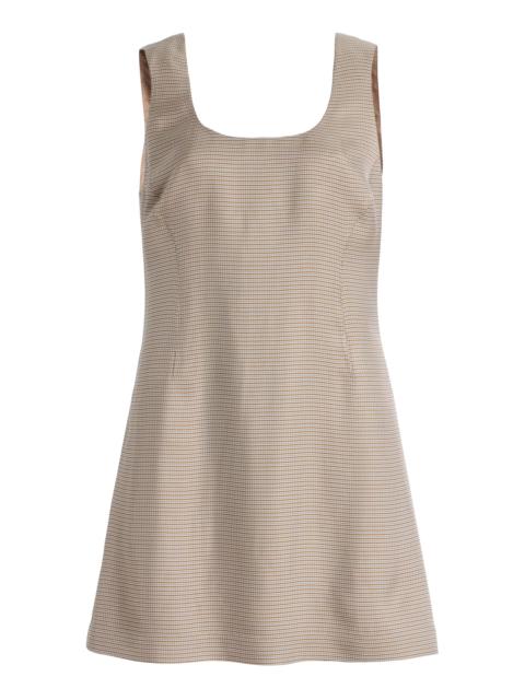 KALLMEYER Eloise Micro-Plaid Mini Dress multi