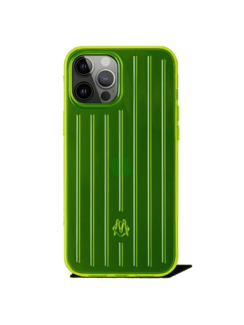 RIMOWA iPhone Accessories Neon Lime Case for iPhone 12 Pro Max