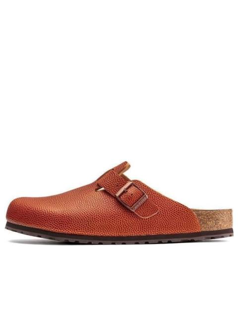 BIRKENSTOCK Birkenstock Boston Horween Embossed Natural Horween Leather 'Ginger Brown' 1022371