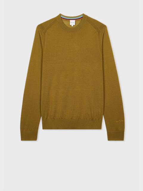 Paul Smith Dark Mustard Merino Wool Sweater