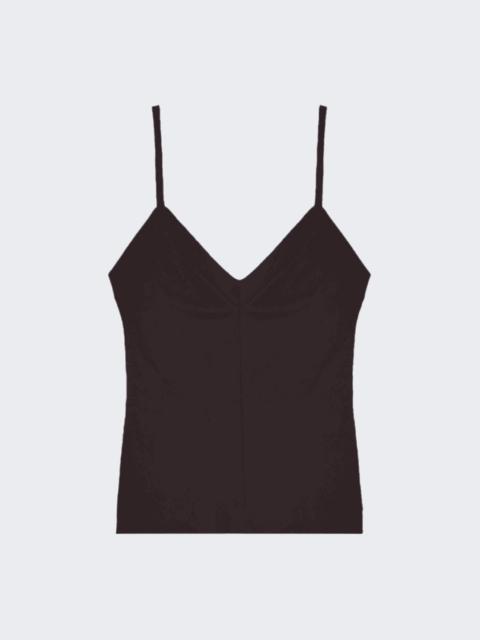 Jil Sander Sleeveless Top Chocolate Brown