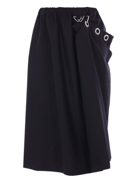 Noir Kei Ninomiya pleated wool skirt