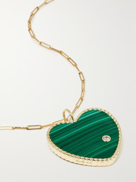 Yvonne Léon Reversible 18-karat Gold Multi-stone Necklace