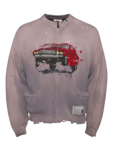 Maison MIHARAYASUHIRO Car distresses cardigan