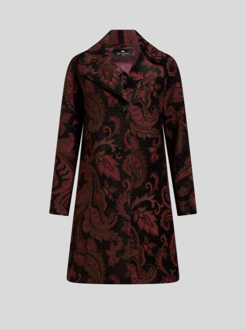 Etro JACQUARD MIDI COAT