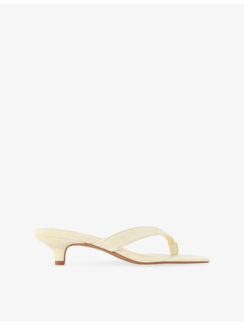 STEVE MADDEN Tracie Leather Heeled Sandals