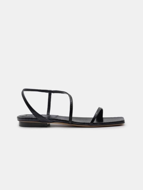Emme Parsons DELICE IN BLACK EMBOSSED SNAKE