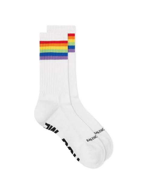 Balenciaga Rainbow Kiss Me Socks