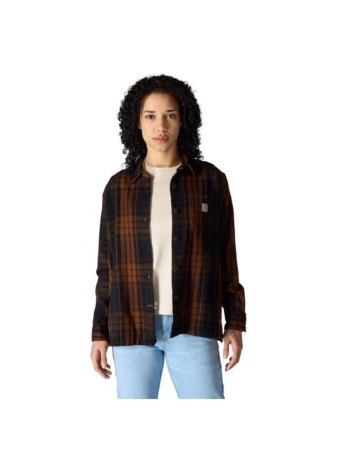 Carhartt Women's TENCEL™ Fiber Series Loose Fit Twill Plaid Shirt