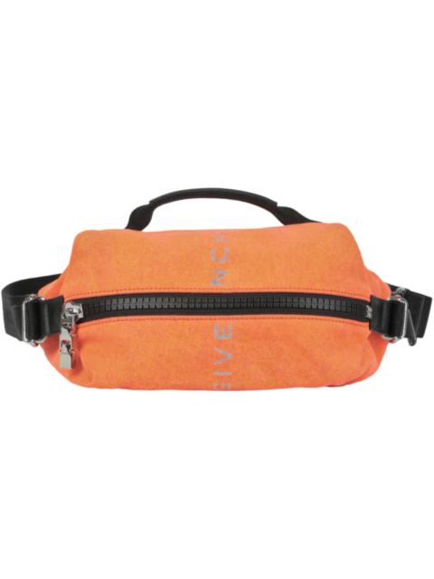 Givenchy Givenchy G-Zip Bumbag In Denim Bright Orange