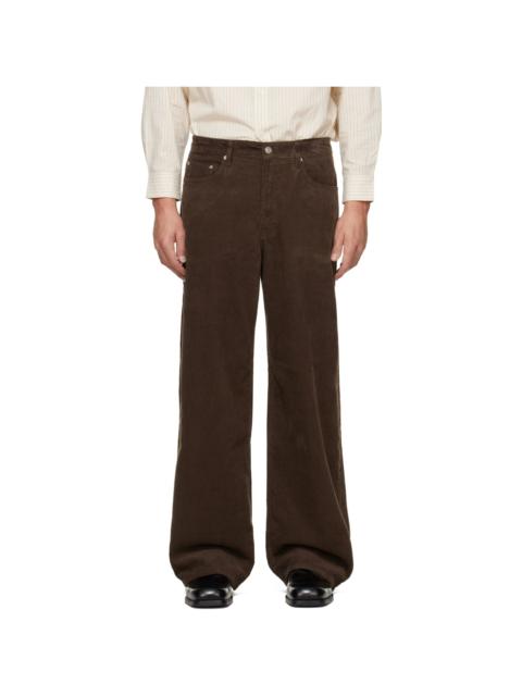 Dunst Brown 90s Wide Corduroy Jeans