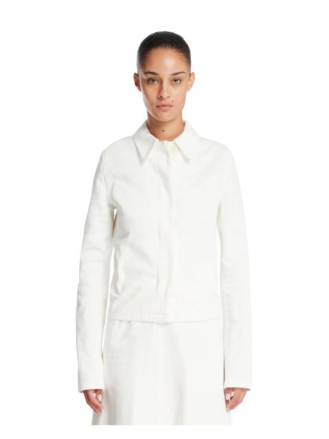 RIER White Cotton Jacket